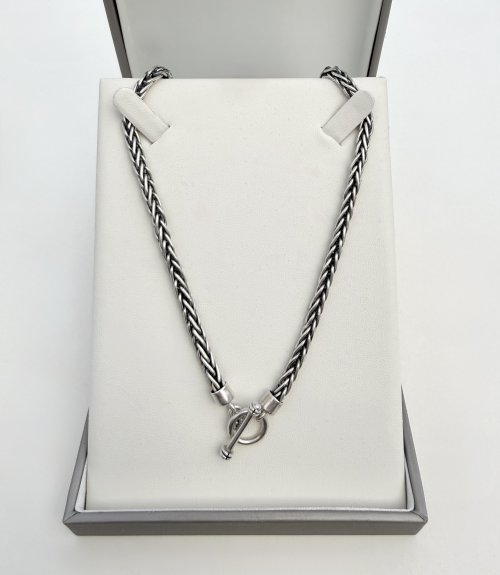 Silver 18½" Foxtail Chain. NEW STOCK.