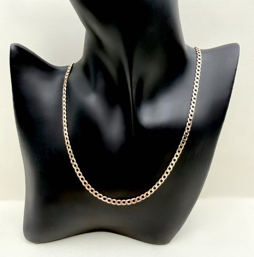 9ct. Yellow Gold 21" Curb Link Chain. JUST IN.