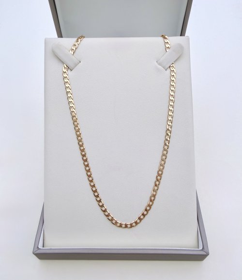 9ct. Yellow Gold 21" Curb Link Chain. JUST IN.