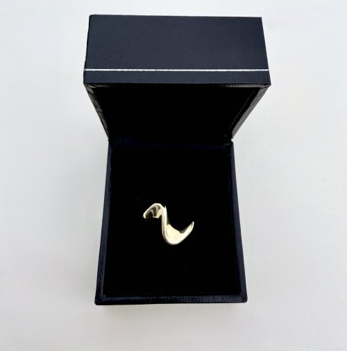 9ct. Gold Ring - Contemporary Abstract Design. JUST IN.