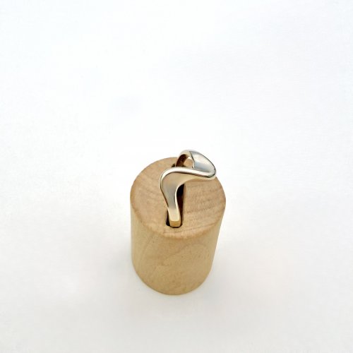 9ct. Gold Ring - Contemporary Abstract Design. JUST IN.
