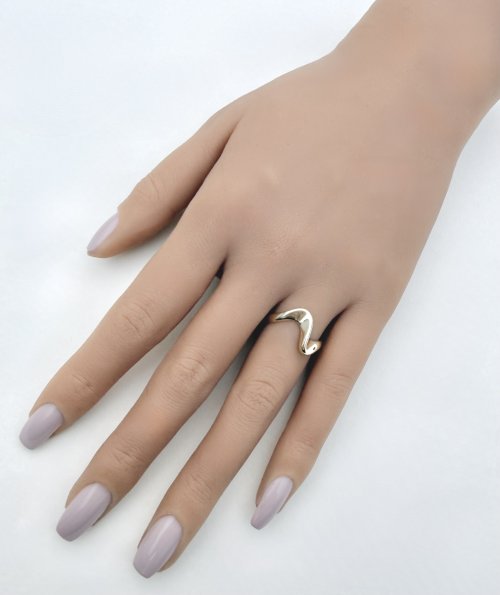 9ct. Gold Ring - Contemporary Abstract Design. JUST IN.