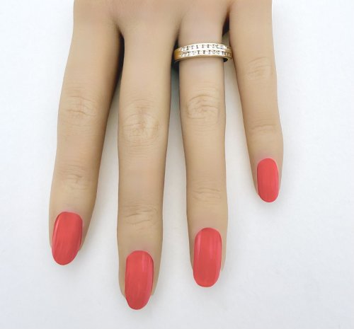 9ct. Gold Diamond 2-Row Half Eternity Ring. NEW STOCK.