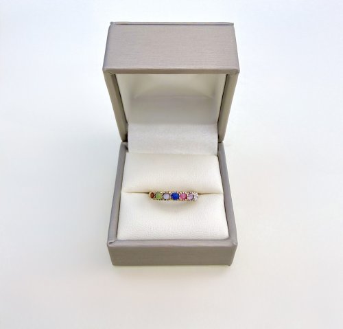 9ct. Yellow Gold Multi-Gemstone Ring. NEW STOCK.