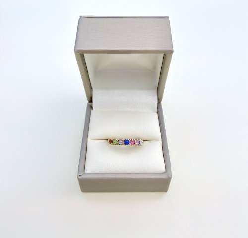 9ct. Yellow Gold Multi-Gemstone Ring. NEW STOCK.