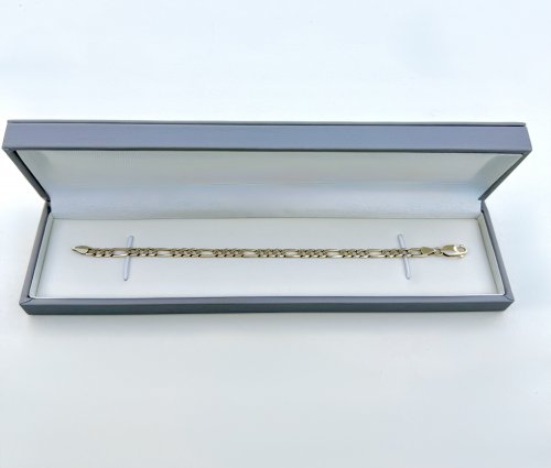 Italian 9ct. Yellow Gold Figaro 7¼