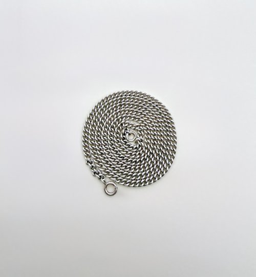 Vintage Silver Curb Link Chain 24