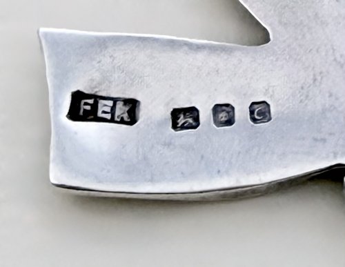 Silver Bow Brooch.  NEW STOCK.