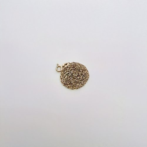 Italian 9ct. Yellow Gold Faceted Chain by UnoAErre - 46cm. NEW IN STOCK.