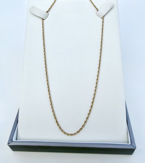 9ct Yellow Gold Multi-Strand Chain Necklace with Bolt Ring Clasp. NEW IN STOCK.