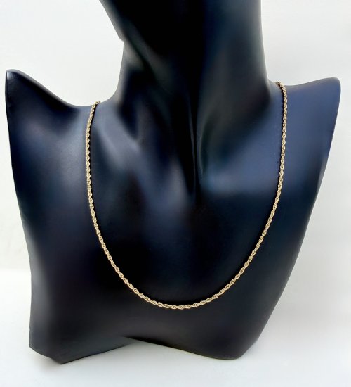 9ct Yellow Gold Multi-Strand Chain Necklace with Bolt Ring Clasp. NEW IN STOCK.