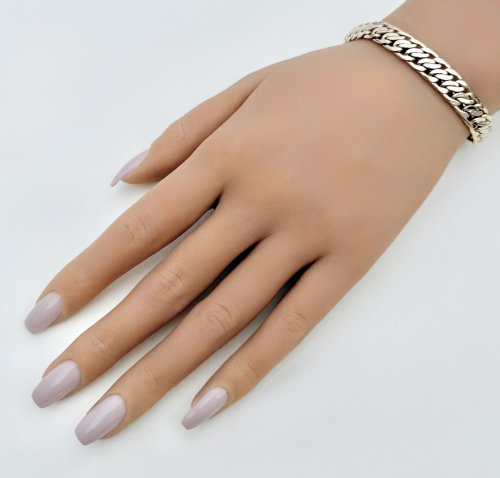 Italian 9ct. Yellow Gold Curb Link Bracelet – 10mm Wide.  NEW IN STOCK.