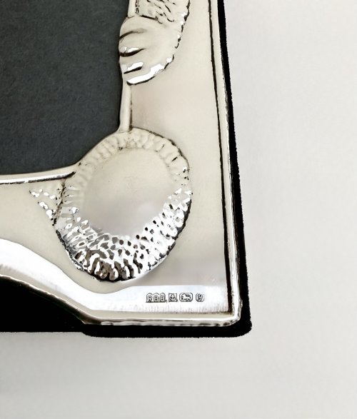 Sterling Silver Teddy Bear Photo Frame - Christening &amp; Naming Ceremony Gift. NEW IN STOCK.