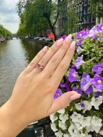 9ct. Gold Ruby &amp; Diamond Ring.