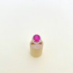 9ct. Gold Ruby &amp; Diamond Ring.