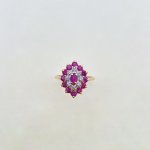 Hallmarked 9ct. Gold Ruby &amp; Diamond Ring.