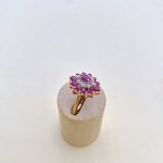 Hallmarked 9ct. Gold Ruby &amp; Diamond Ring.