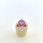 Hallmarked 9ct. Gold Ruby &amp; Diamond Ring.