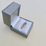 9ct. Solid Gold Ruby &amp; Diamond Ring.