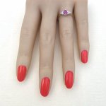 9ct. Solid Gold Ruby &amp; Diamond Ring.