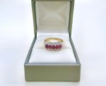 9ct. Solid Gold Ruby &amp; Diamond Ring. PRICE DROP 22% | €174 OFF!