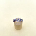 9ct. Gold Tanzanite &amp; Diamond Ring.