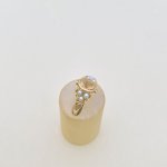 Vintage 9ct. Gold Citrine and Cultured Pearl Ring.