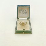 Vintage 9ct. Gold Citrine and Cultured Pearl Ring.