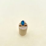 9ct. Solid Gold Opal Doublet Ring.