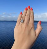 18ct. Gold Diamond Art Deco Ring. Circa 1930&#039;s. SUBSTANTIAL DISCOUNT applied Aug. 25. 