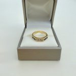 18ct. Gold Diamond and Sapphire Ring.