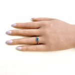 Hallmarked 9ct. Gold Opal Triplet Ring.