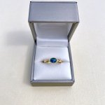 Hallmarked 9ct. Gold Opal Triplet Ring.