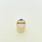 Hallmarked 9ct. Gold Opal Triplet Ring.