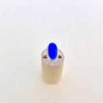 9ct. Solid Gold Oval Chalcedony Ring.