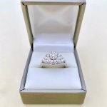 14ct. White Gold Diamond Ring. MASSIVE PRICE DROP - May 26.
