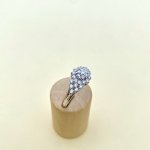 14ct. White Gold Diamond Ring.