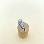 14ct. White Gold Diamond Ring.