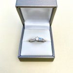 18ct. White Gold Diamond Ring..