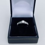 18ct. White Gold Diamond Ring..