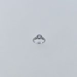 18ct. White Gold Diamond Set Halo Ring.