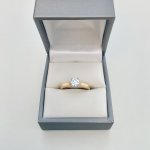 18ct. Gold Solitaire Diamond Ring.