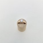 18ct. Gold Solitaire Diamond Ring.