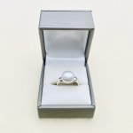 Handcrafted Silver Pearl Ring.