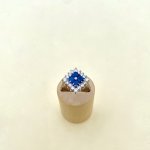 18ct. Sapphire &amp; Diamond Set Cluster Ring. FINAL REDUCTION!