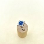 18ct. Sapphire &amp; Diamond Set Cluster Ring. FINAL REDUCTION!