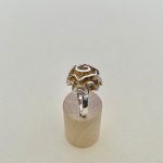 Contemporary Sterling Silver Ring / Swirl design.