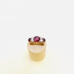 9ct. Gold Garnet Ring.