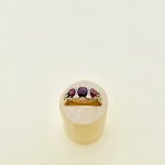 Vintage 9ct. Gold Garnet &amp; Diamond Ring.