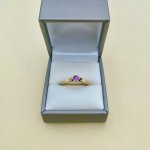 9ct. Solid Gold Amethyst Ring..